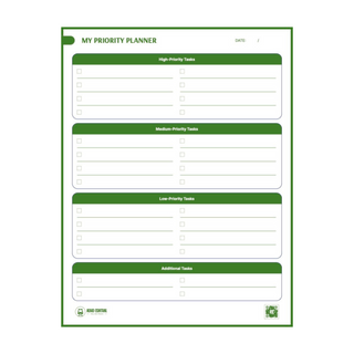 paper priority organizer