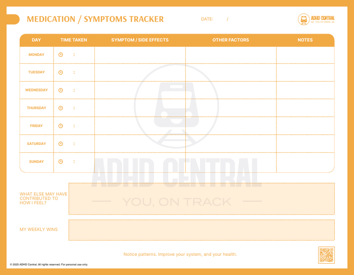 Medication &amp; Symptom Tracker