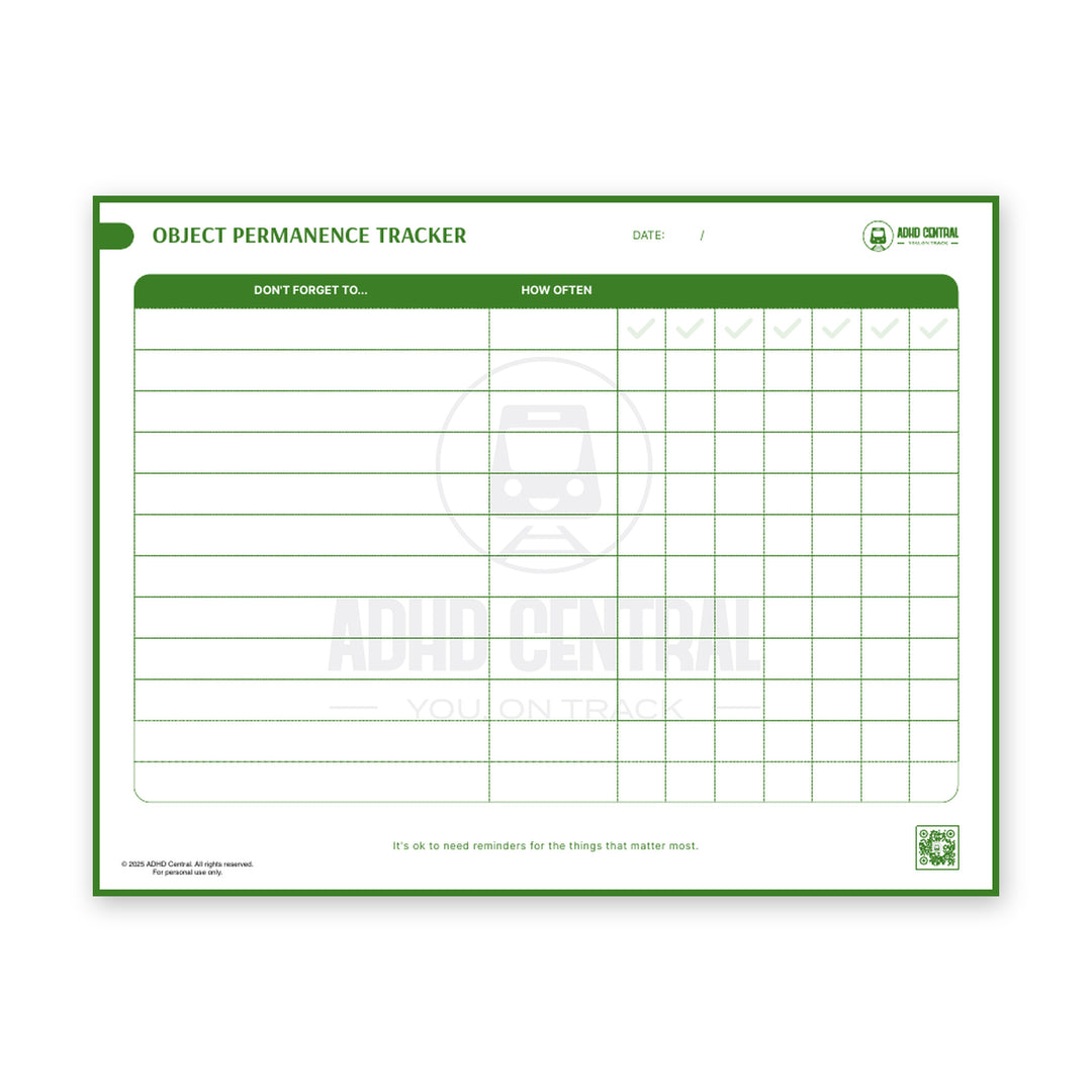 Object Permanence Tracker