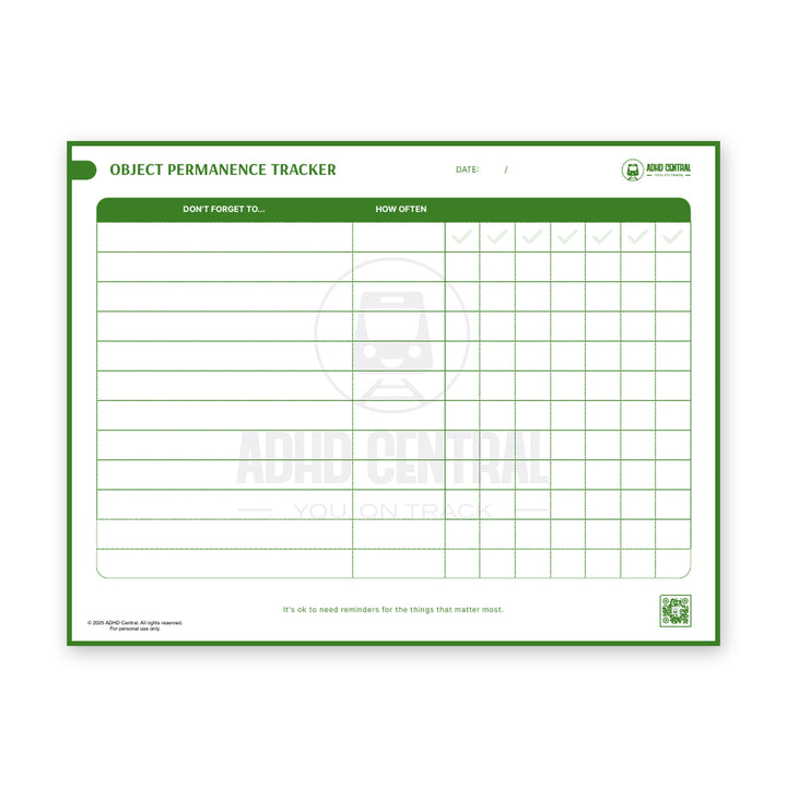 Object Permanence Tracker
