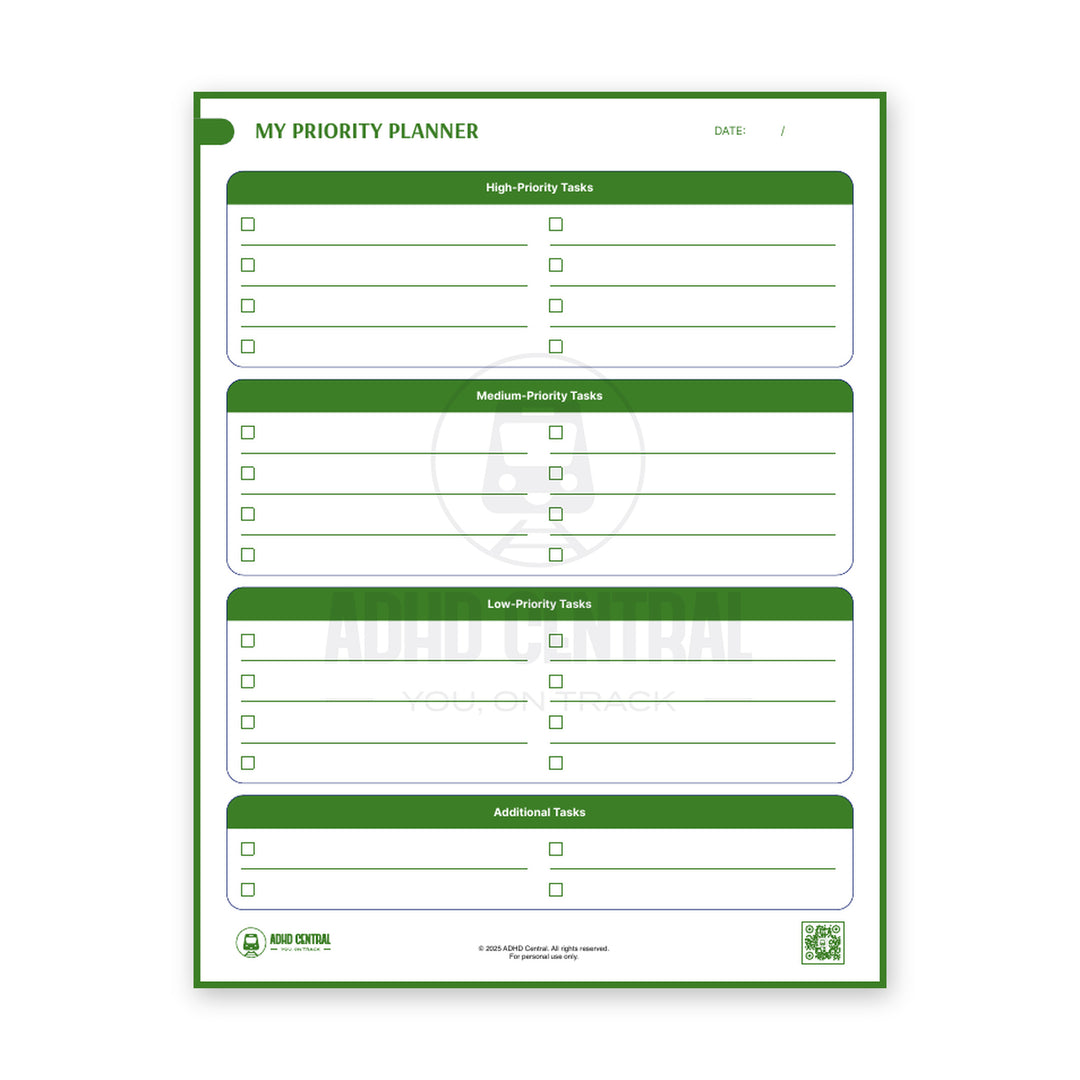 Priority Planner