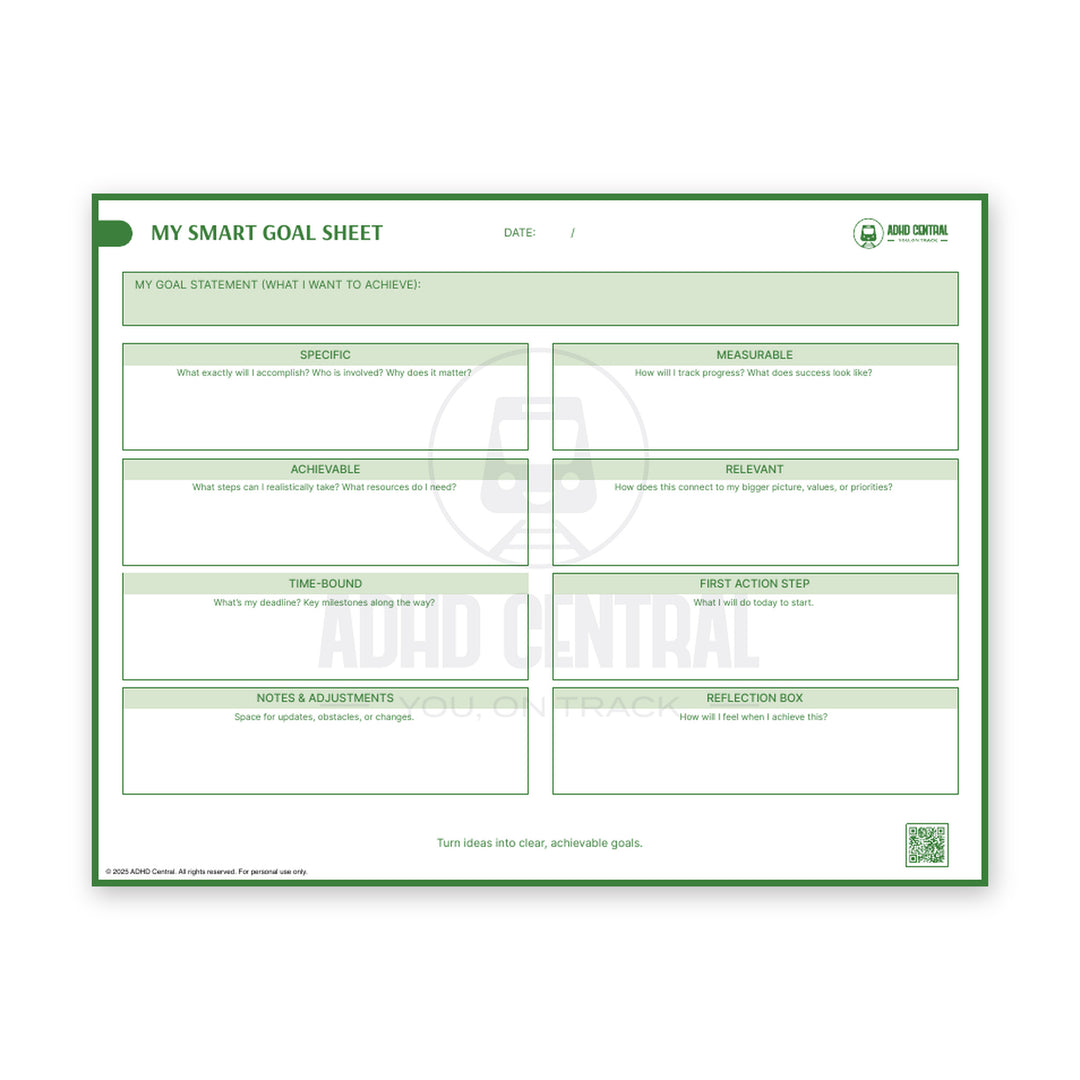 SMART Goal Sheet