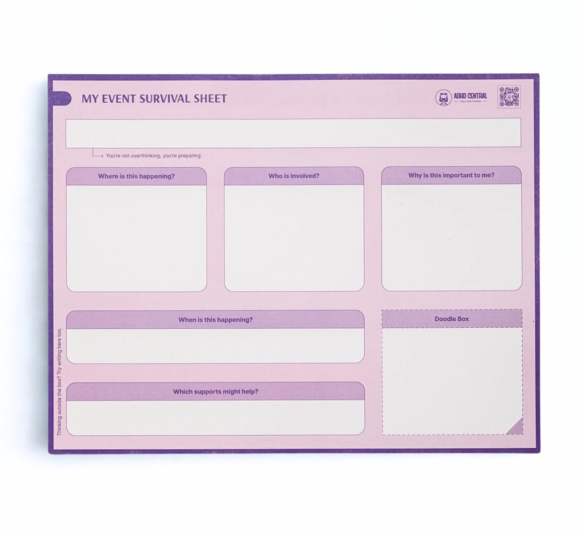 Event suvival sheet